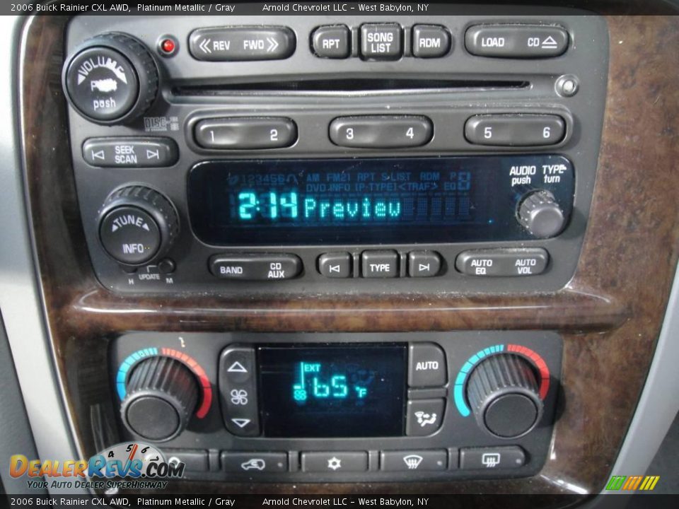 2006 Buick Rainier CXL AWD Platinum Metallic / Gray Photo #14