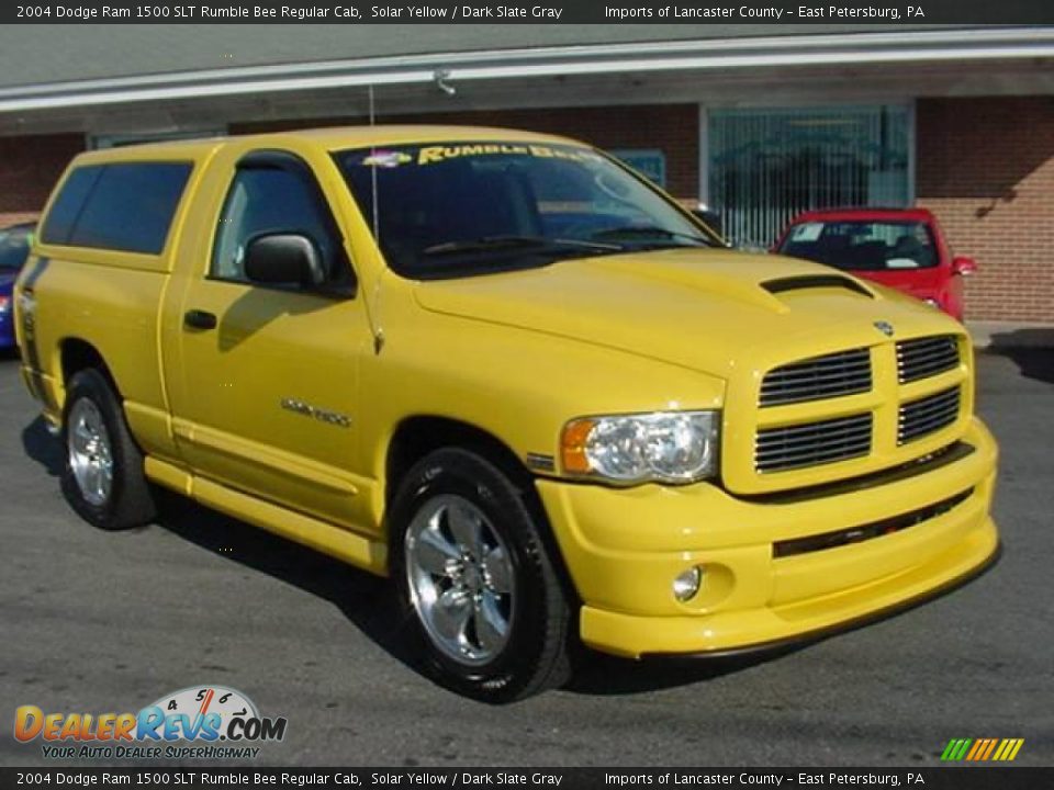 2004 Dodge Ram 1500 SLT Rumble Bee Regular Cab Solar Yellow / Dark Slate Gray Photo #1