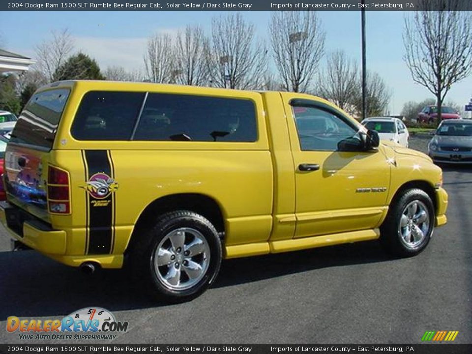 2004 Dodge Ram 1500 SLT Rumble Bee Regular Cab Solar Yellow / Dark Slate Gray Photo #5