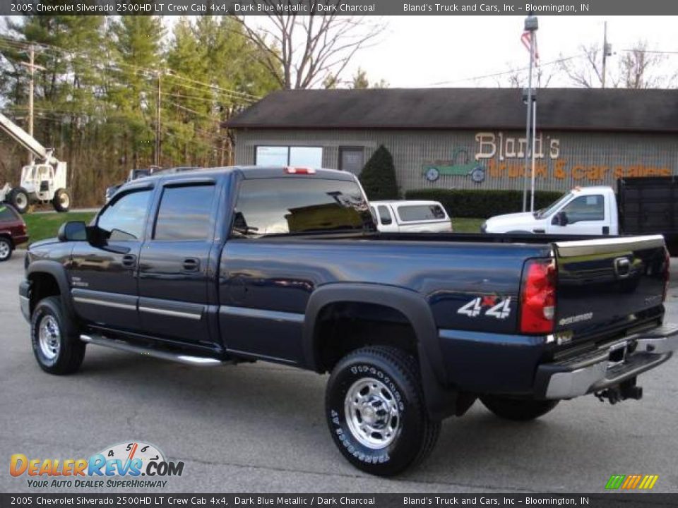 2005 Chevrolet Silverado 2500HD LT Crew Cab 4x4 Dark Blue Metallic / Dark Charcoal Photo #3