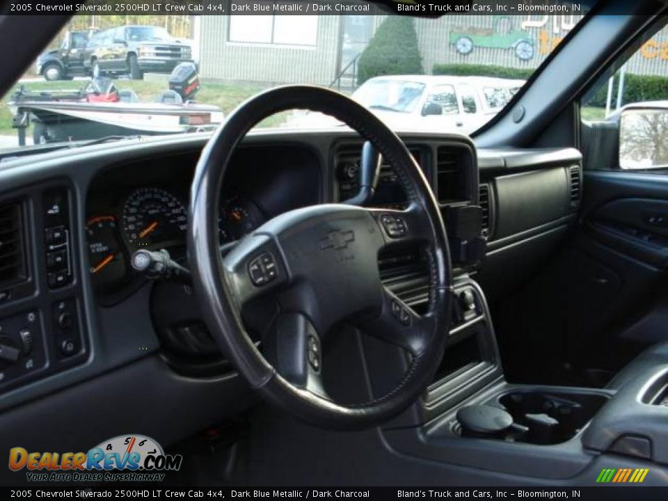 2005 Chevrolet Silverado 2500HD LT Crew Cab 4x4 Dark Blue Metallic / Dark Charcoal Photo #5