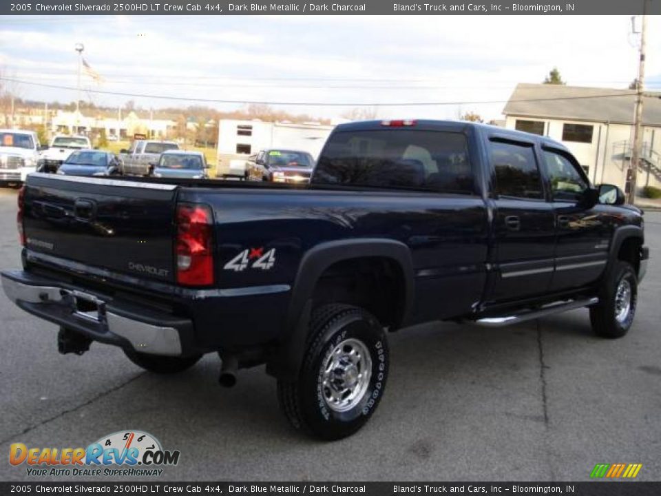 2005 Chevrolet Silverado 2500HD LT Crew Cab 4x4 Dark Blue Metallic / Dark Charcoal Photo #6