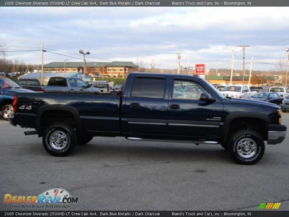 2005 Chevrolet Silverado 2500HD LT Crew Cab 4x4 Dark Blue Metallic / Dark Charcoal Photo #7