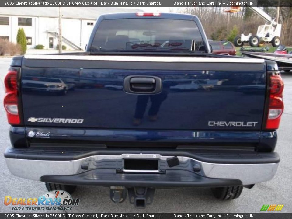 2005 Chevrolet Silverado 2500HD LT Crew Cab 4x4 Dark Blue Metallic / Dark Charcoal Photo #15