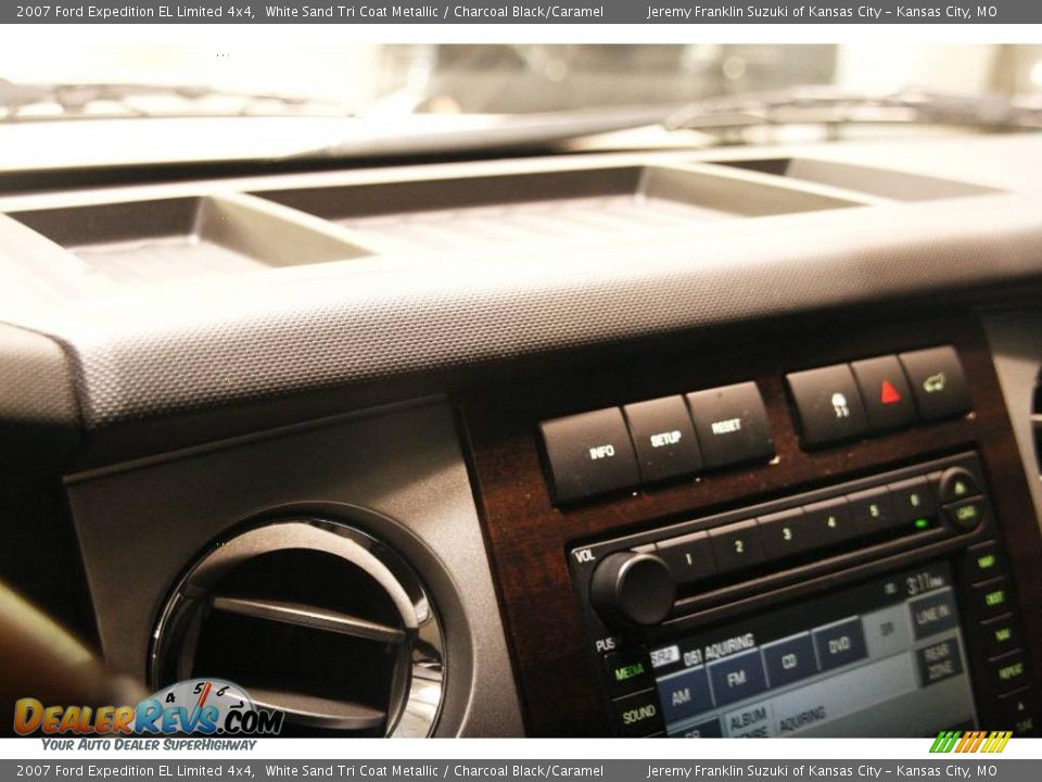 2007 Ford Expedition EL Limited 4x4 White Sand Tri Coat Metallic / Charcoal Black/Caramel Photo #22