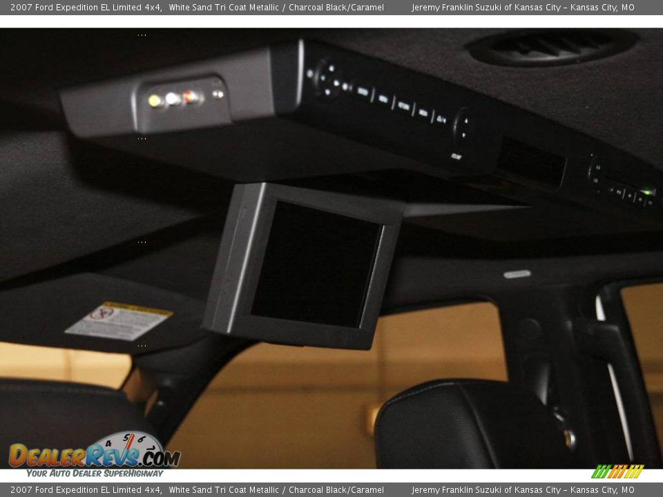 2007 Ford Expedition EL Limited 4x4 White Sand Tri Coat Metallic / Charcoal Black/Caramel Photo #27