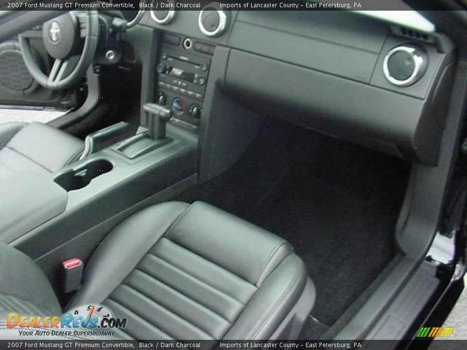 2007 Ford Mustang GT Premium Convertible Black / Dark Charcoal Photo #4