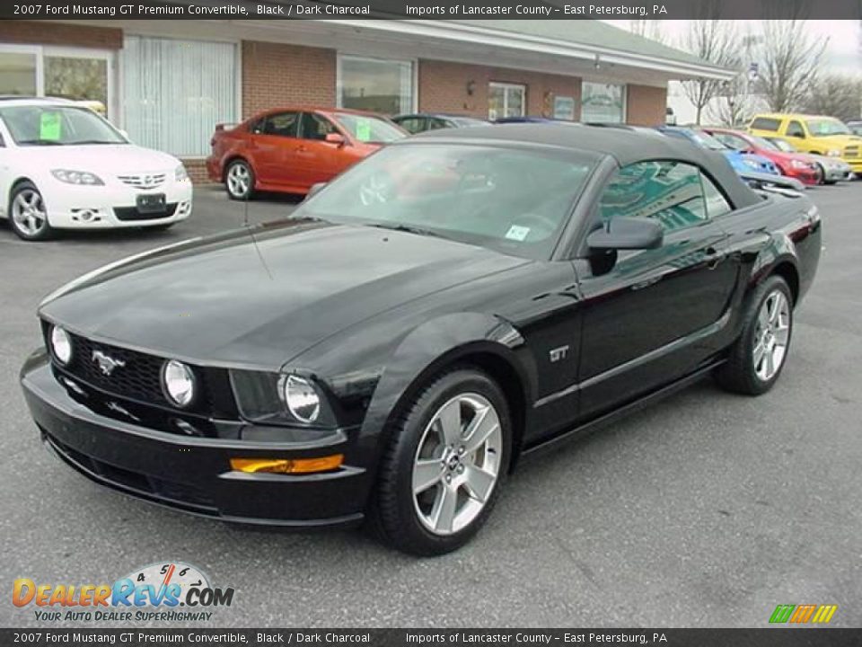2007 Ford Mustang GT Premium Convertible Black / Dark Charcoal Photo #5