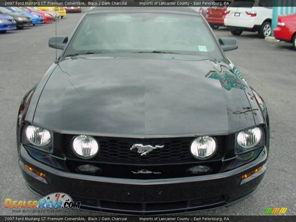 2007 Ford Mustang GT Premium Convertible Black / Dark Charcoal Photo #9