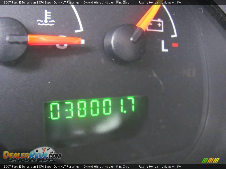 2007 Ford E Series Van E350 Super Duty XLT Passenger Oxford White / Medium Flint Grey Photo #8
