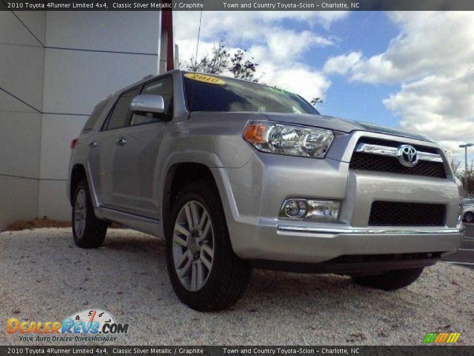 2010 Toyota 4Runner Limited 4x4 Classic Silver Metallic / Graphite Photo #2