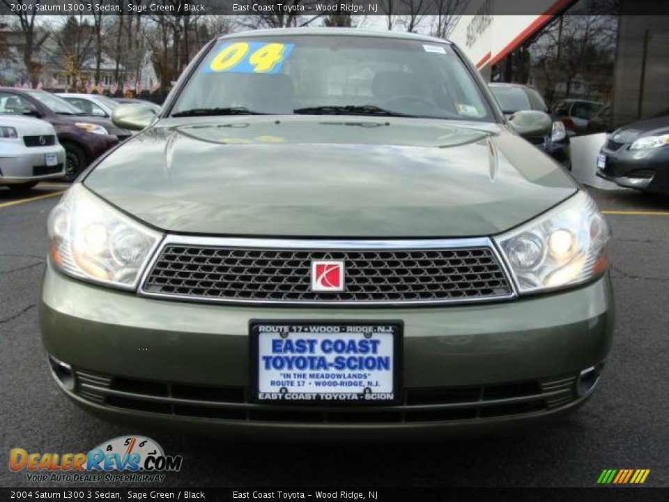2004 Saturn L300 3 Sedan Sage Green / Black Photo #2