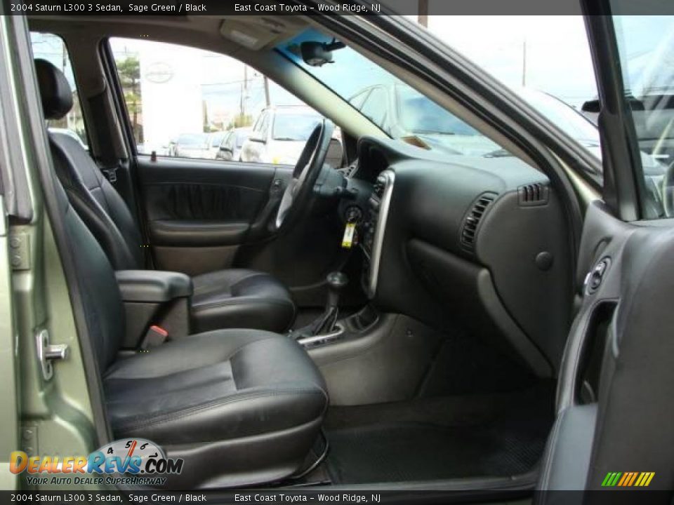2004 Saturn L300 3 Sedan Sage Green / Black Photo #8
