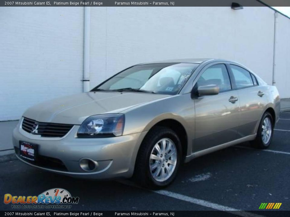 2007 Mitsubishi Galant ES Platinum Beige Pearl / Beige Photo #1