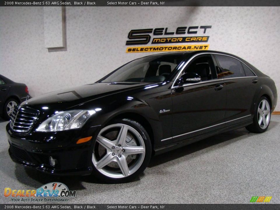 2008 Mercedes-Benz S 63 AMG Sedan Black / Black Photo #1