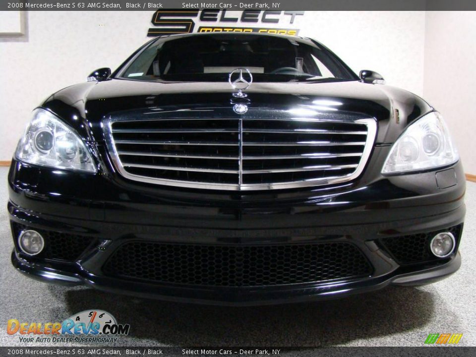 2008 Mercedes-Benz S 63 AMG Sedan Black / Black Photo #2