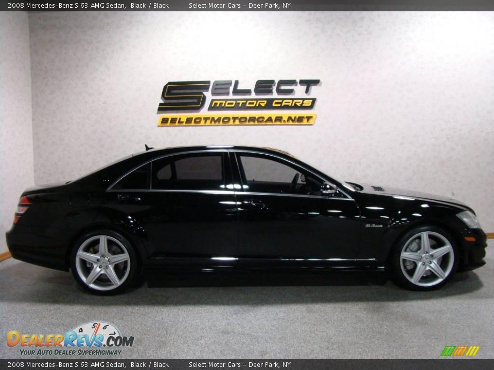 2008 Mercedes-Benz S 63 AMG Sedan Black / Black Photo #4