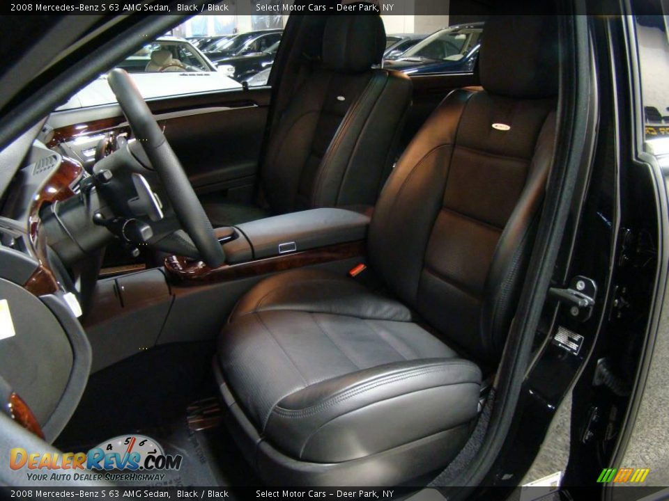2008 Mercedes-Benz S 63 AMG Sedan Black / Black Photo #7