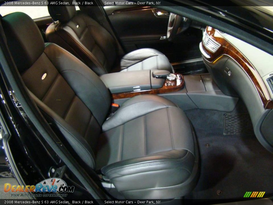2008 Mercedes-Benz S 63 AMG Sedan Black / Black Photo #11