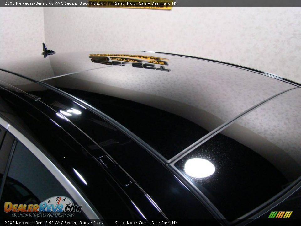 2008 Mercedes-Benz S 63 AMG Sedan Black / Black Photo #16