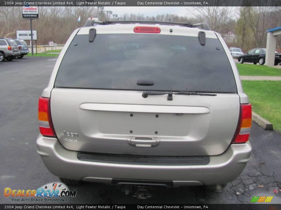 2004 Jeep Grand Cherokee Limited 4x4 Light Pewter Metallic / Taupe Photo #3