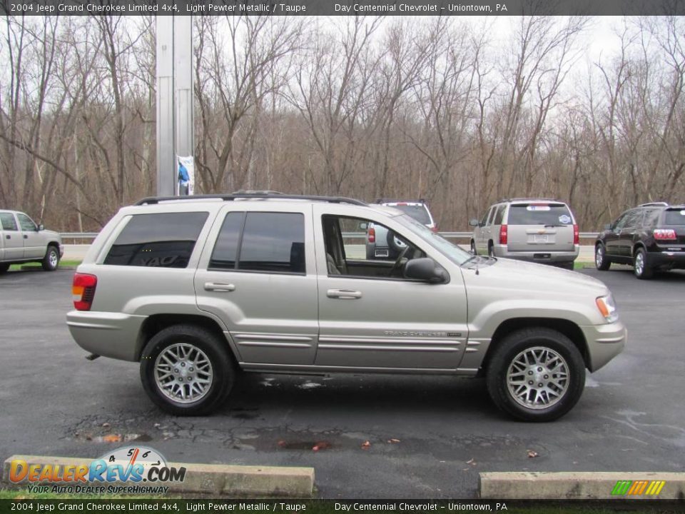 2004 Jeep Grand Cherokee Limited 4x4 Light Pewter Metallic / Taupe Photo #4