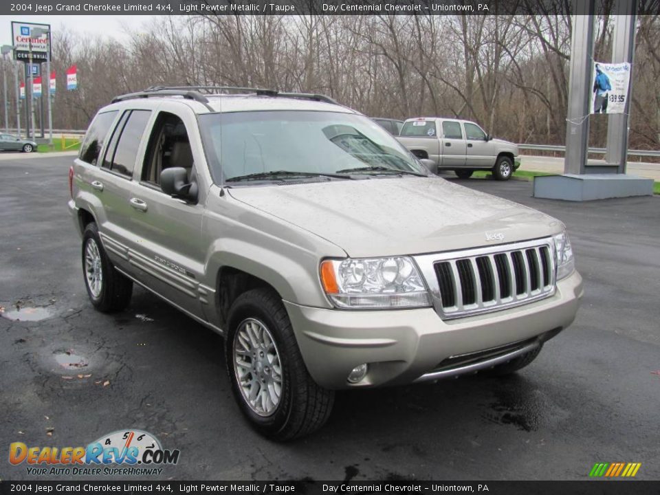 2004 Jeep Grand Cherokee Limited 4x4 Light Pewter Metallic / Taupe Photo #5