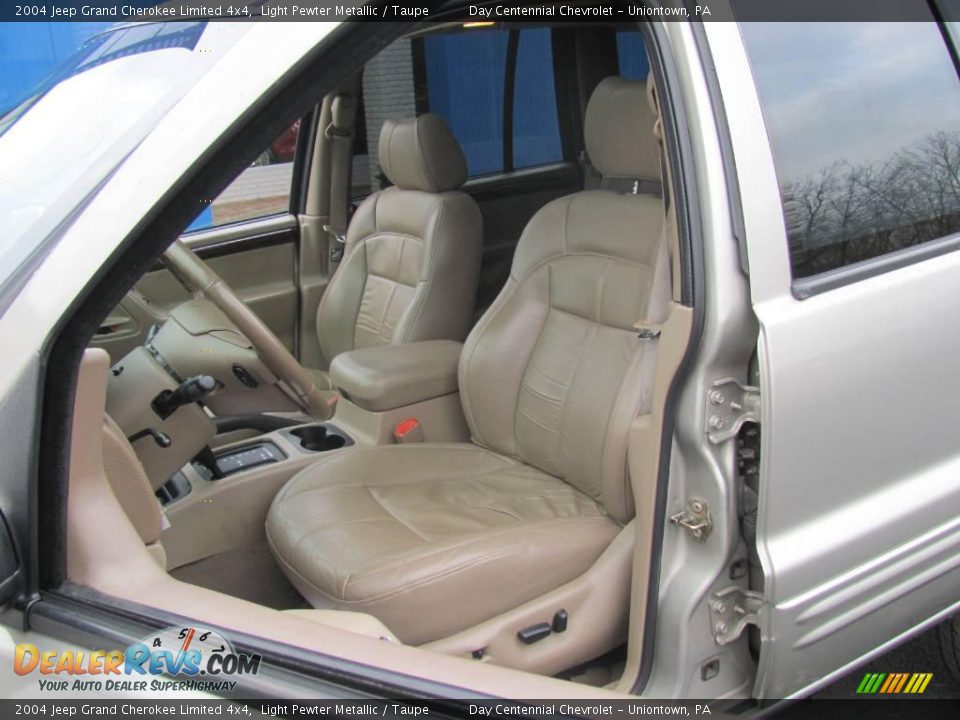 2004 Jeep Grand Cherokee Limited 4x4 Light Pewter Metallic / Taupe Photo #9