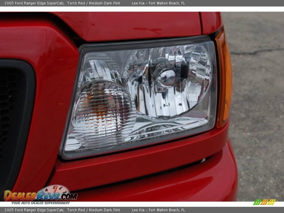 2005 Ford Ranger Edge SuperCab Torch Red / Medium Dark Flint Photo #9
