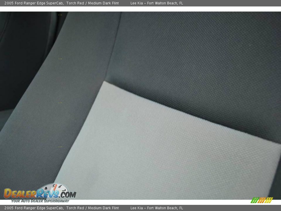 2005 Ford Ranger Edge SuperCab Torch Red / Medium Dark Flint Photo #15