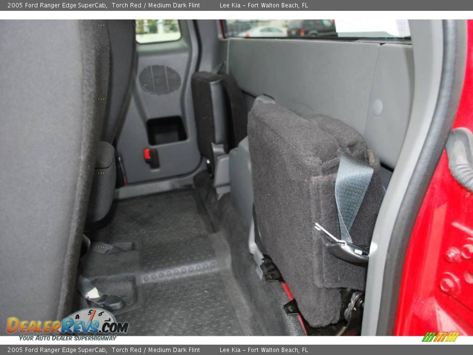 2005 Ford Ranger Edge SuperCab Torch Red / Medium Dark Flint Photo #21