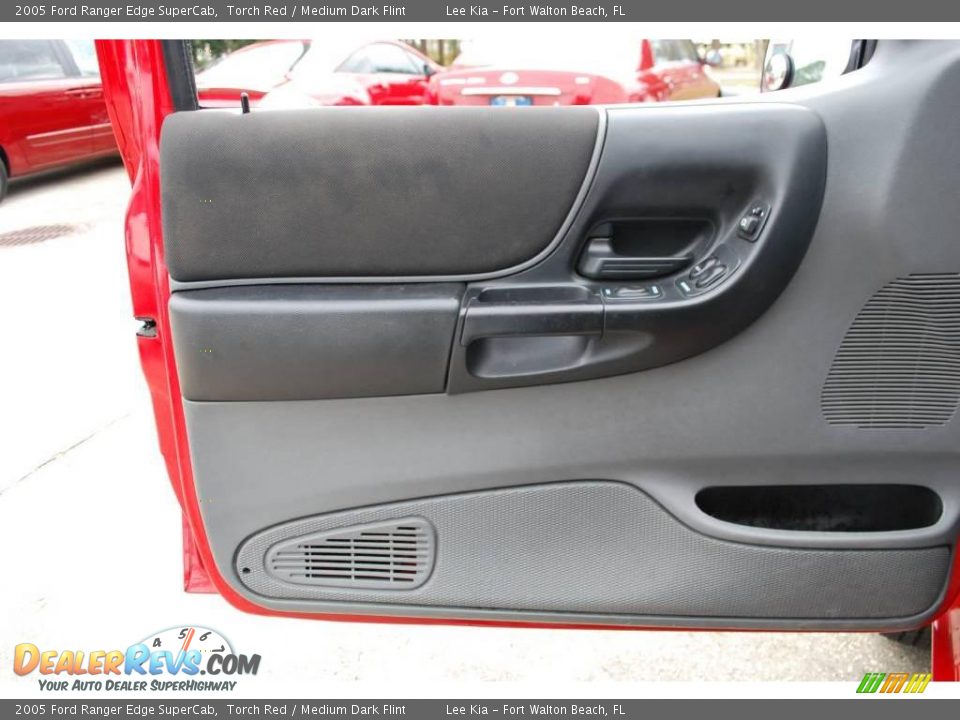 2005 Ford Ranger Edge SuperCab Torch Red / Medium Dark Flint Photo #23