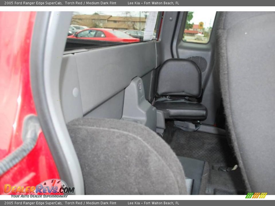 2005 Ford Ranger Edge SuperCab Torch Red / Medium Dark Flint Photo #25