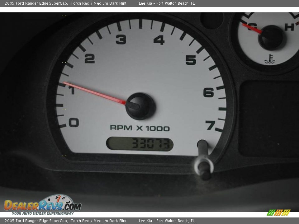 2005 Ford Ranger Edge SuperCab Torch Red / Medium Dark Flint Photo #30