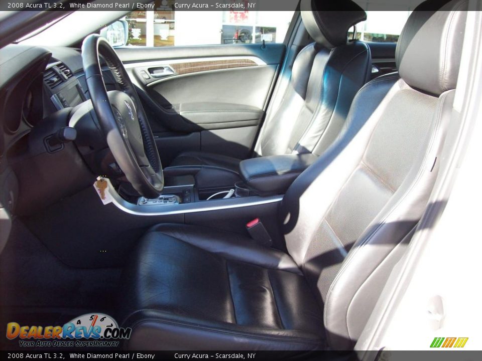 2008 Acura TL 3.2 White Diamond Pearl / Ebony Photo #8