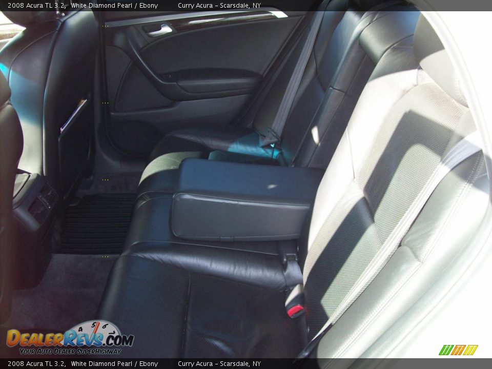 2008 Acura TL 3.2 White Diamond Pearl / Ebony Photo #10