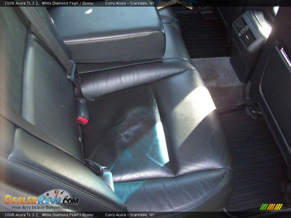 2008 Acura TL 3.2 White Diamond Pearl / Ebony Photo #12