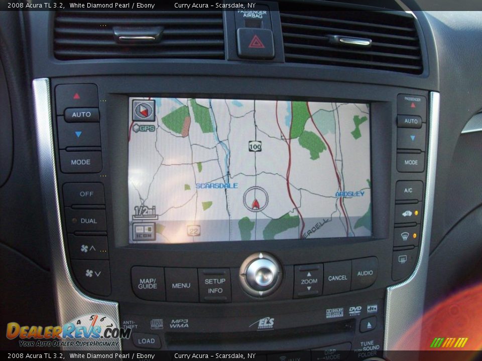 2008 Acura TL 3.2 White Diamond Pearl / Ebony Photo #17