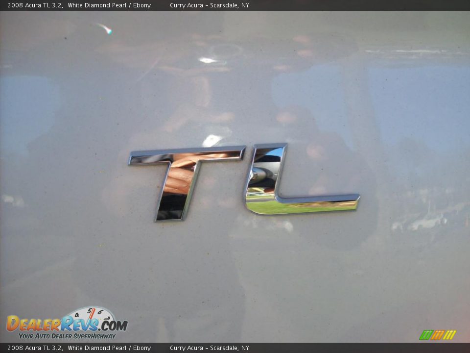 2008 Acura TL 3.2 White Diamond Pearl / Ebony Photo #23