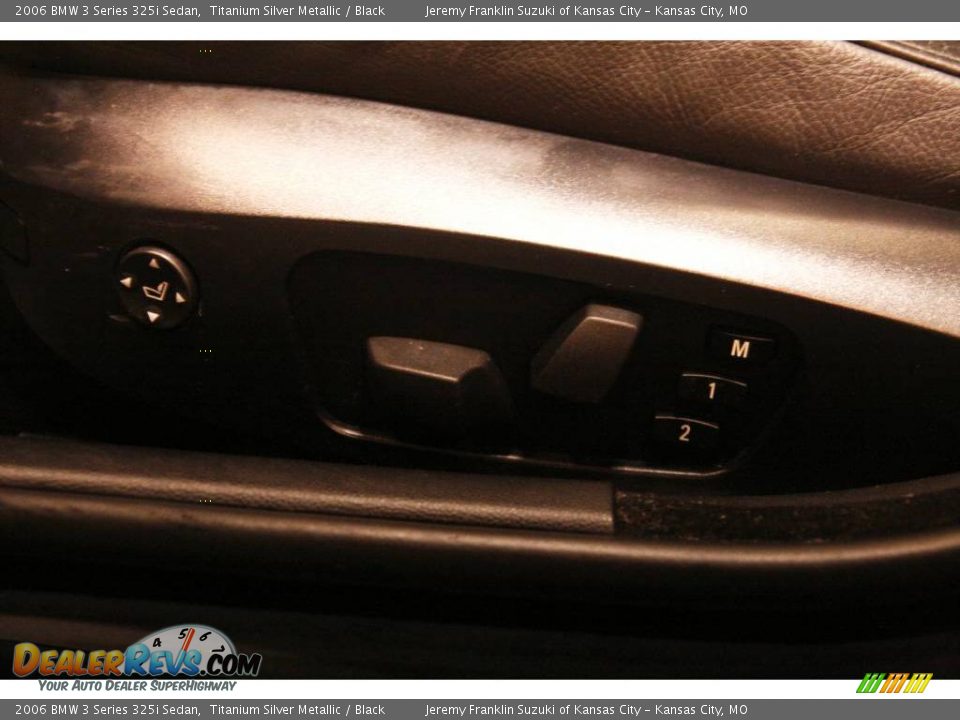 2006 BMW 3 Series 325i Sedan Titanium Silver Metallic / Black Photo #9