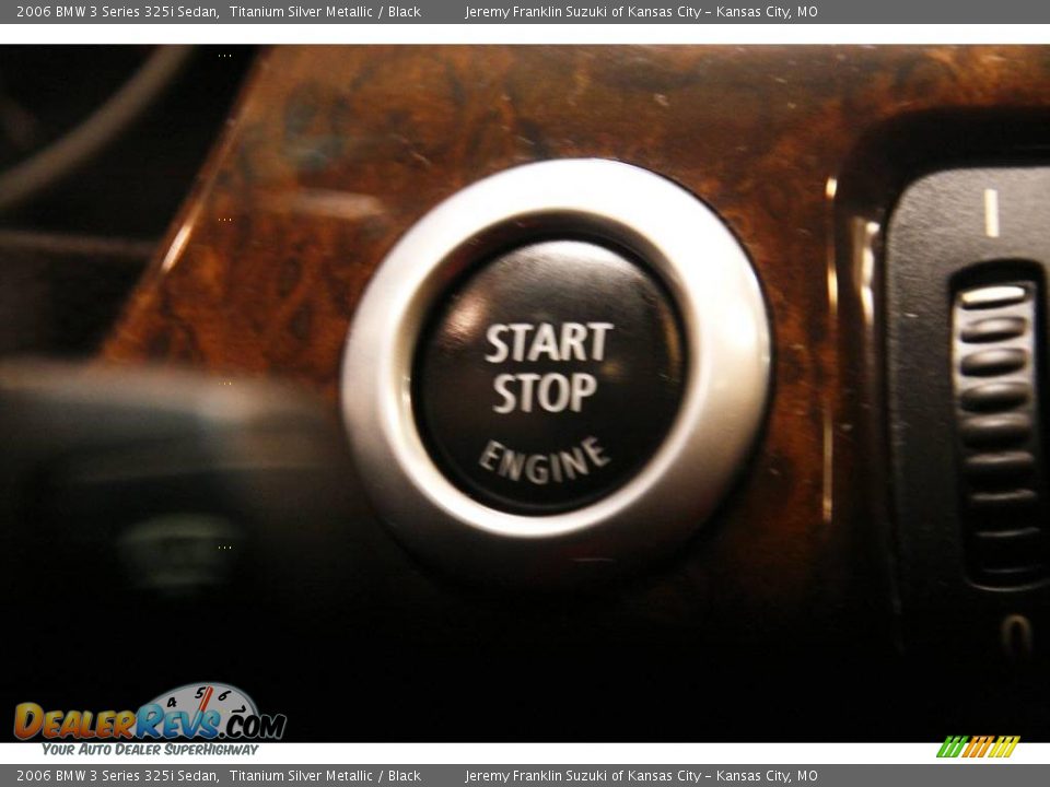 2006 BMW 3 Series 325i Sedan Titanium Silver Metallic / Black Photo #11