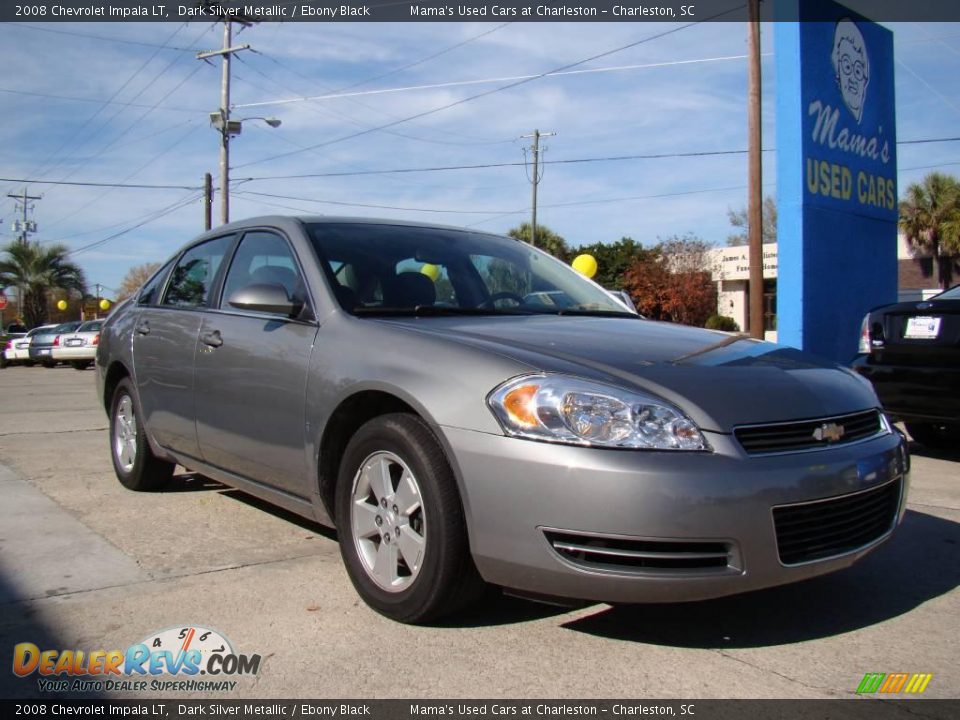 2008 Chevrolet Impala LT Dark Silver Metallic / Ebony Black Photo #4