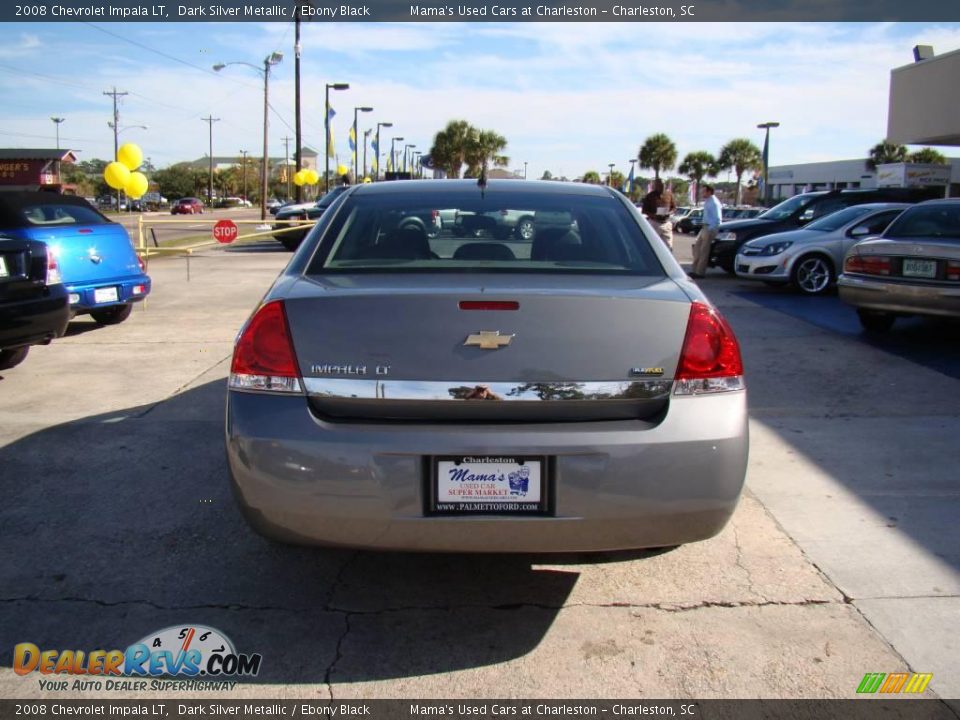 2008 Chevrolet Impala LT Dark Silver Metallic / Ebony Black Photo #7