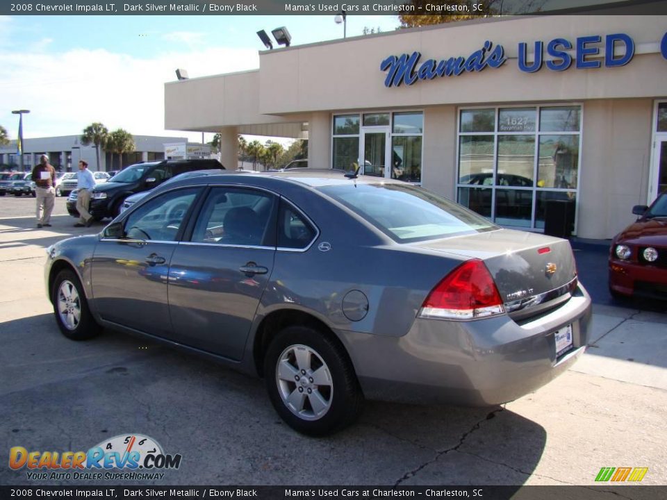 2008 Chevrolet Impala LT Dark Silver Metallic / Ebony Black Photo #8