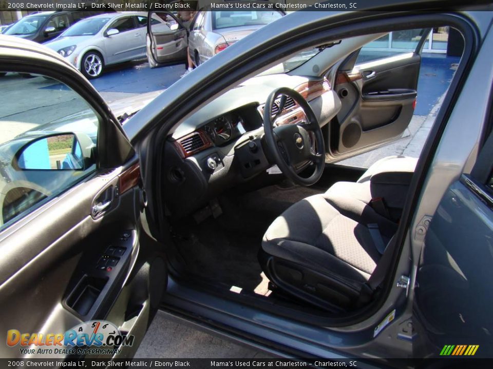 2008 Chevrolet Impala LT Dark Silver Metallic / Ebony Black Photo #9