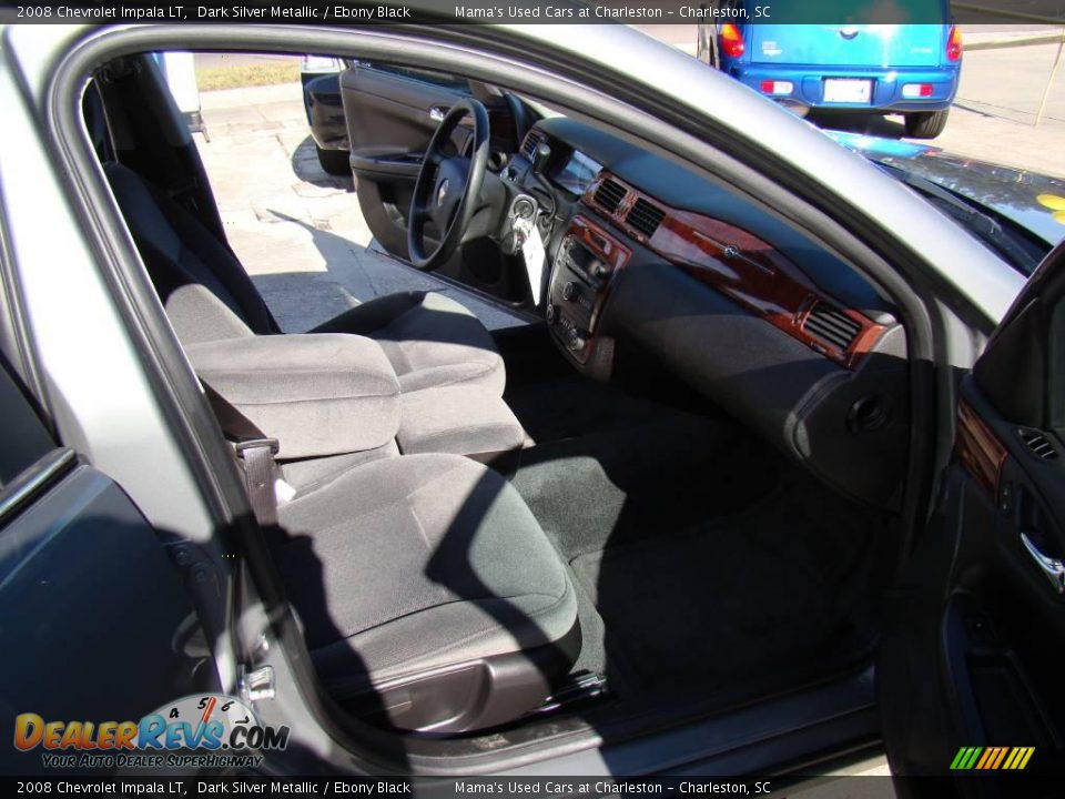 2008 Chevrolet Impala LT Dark Silver Metallic / Ebony Black Photo #11