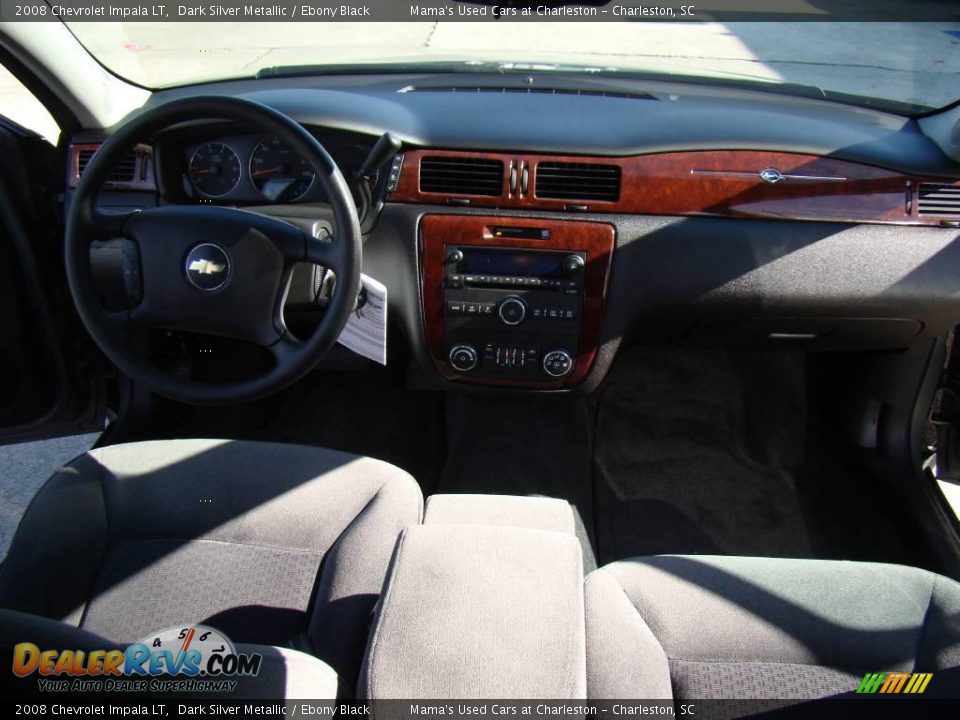 2008 Chevrolet Impala LT Dark Silver Metallic / Ebony Black Photo #13