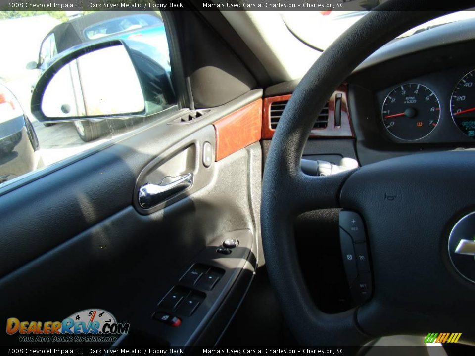 2008 Chevrolet Impala LT Dark Silver Metallic / Ebony Black Photo #18