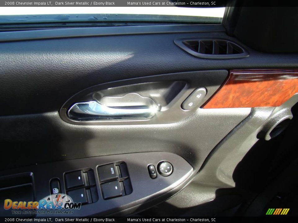2008 Chevrolet Impala LT Dark Silver Metallic / Ebony Black Photo #19