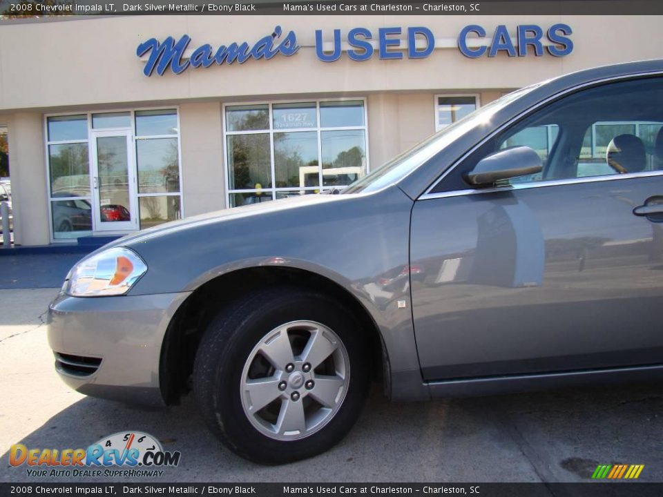 2008 Chevrolet Impala LT Dark Silver Metallic / Ebony Black Photo #25